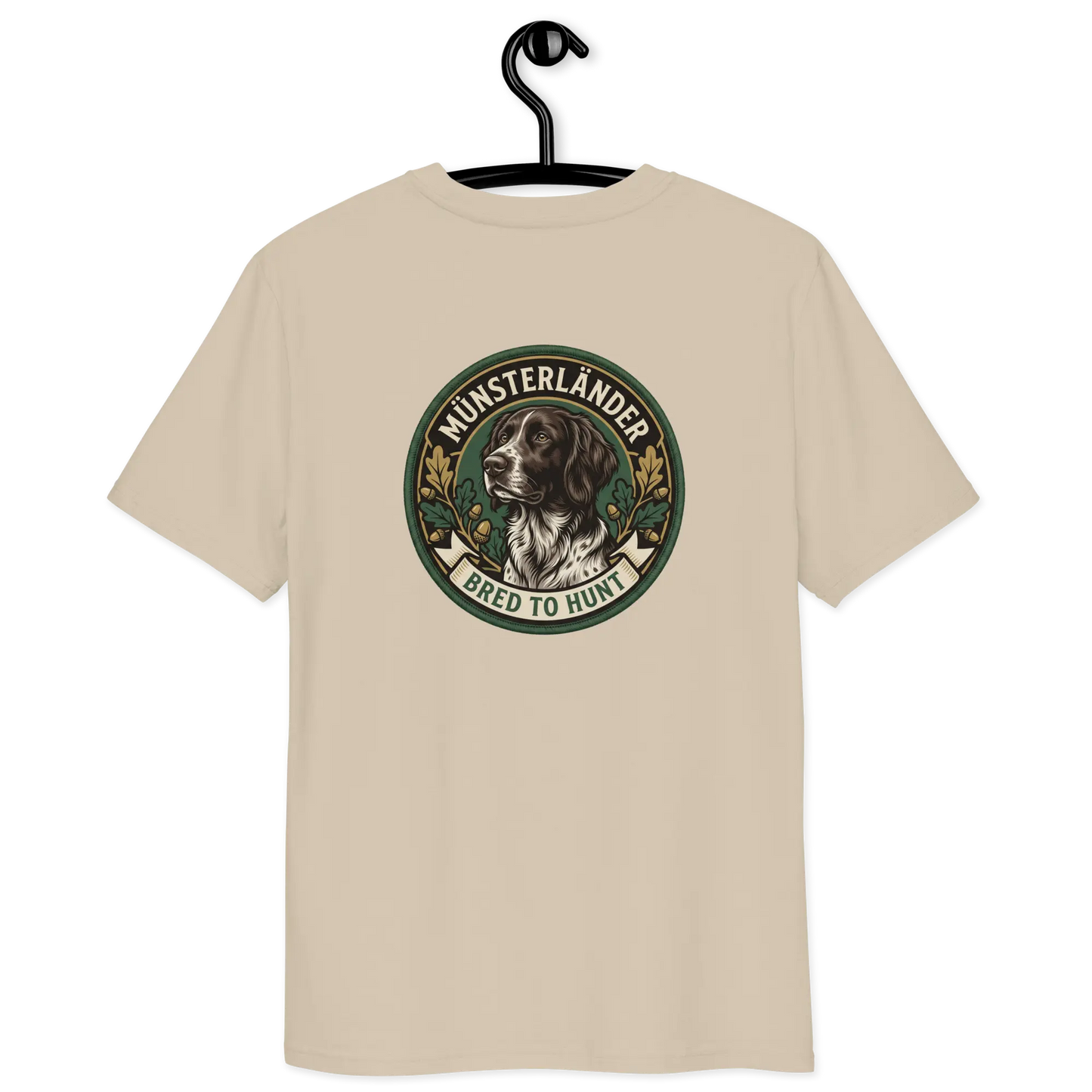 Münsterländer Dog Badge – Bio-T-Shirt | bullogh