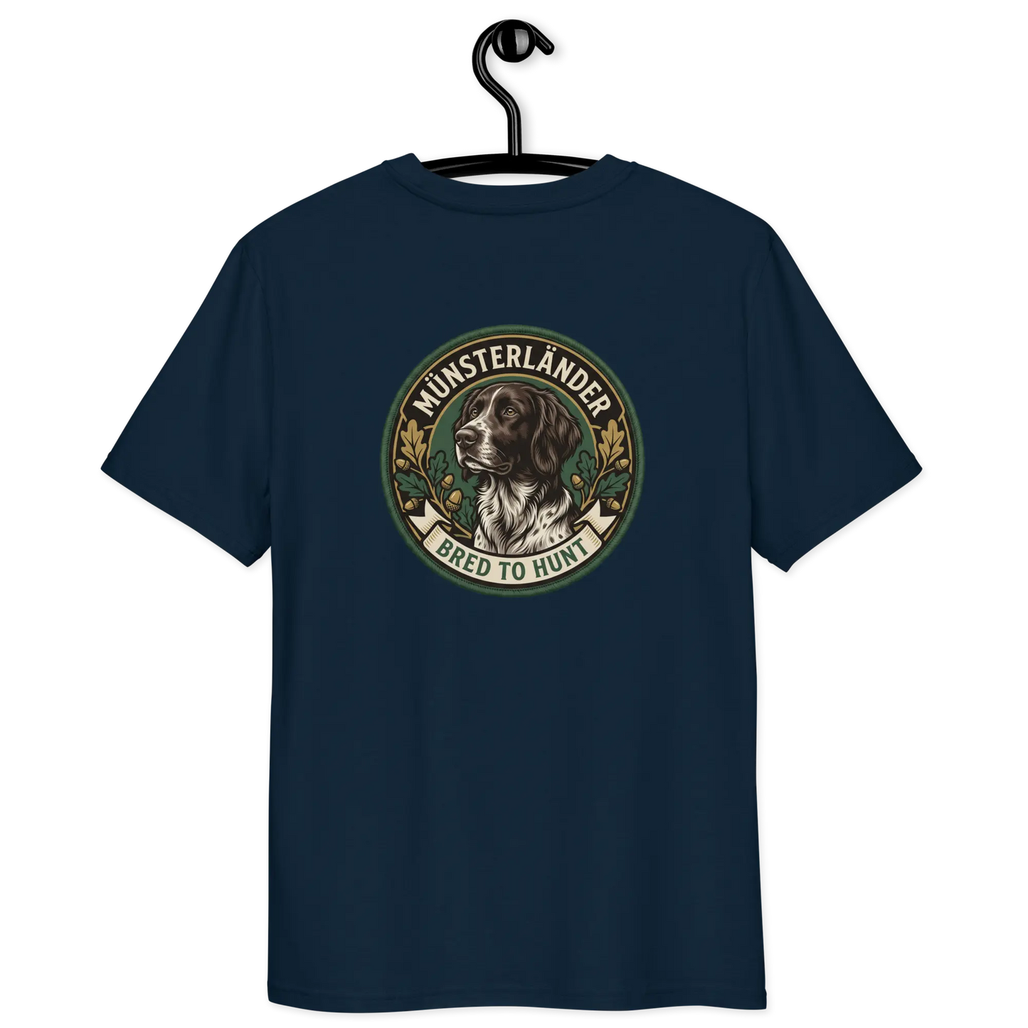 Münsterländer Dog Badge – Bio-T-Shirt | bullogh