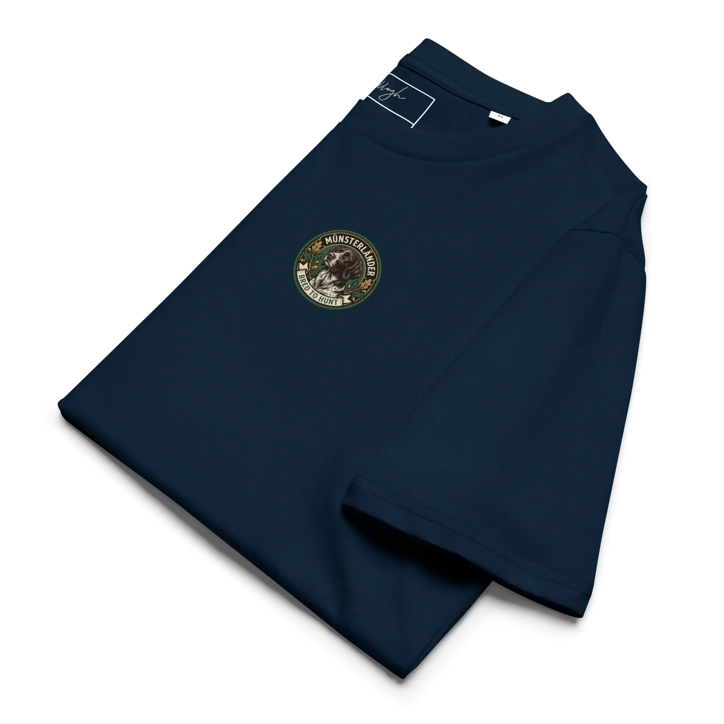 Münsterländer Dog Badge – Bio-T-Shirt | bullogh