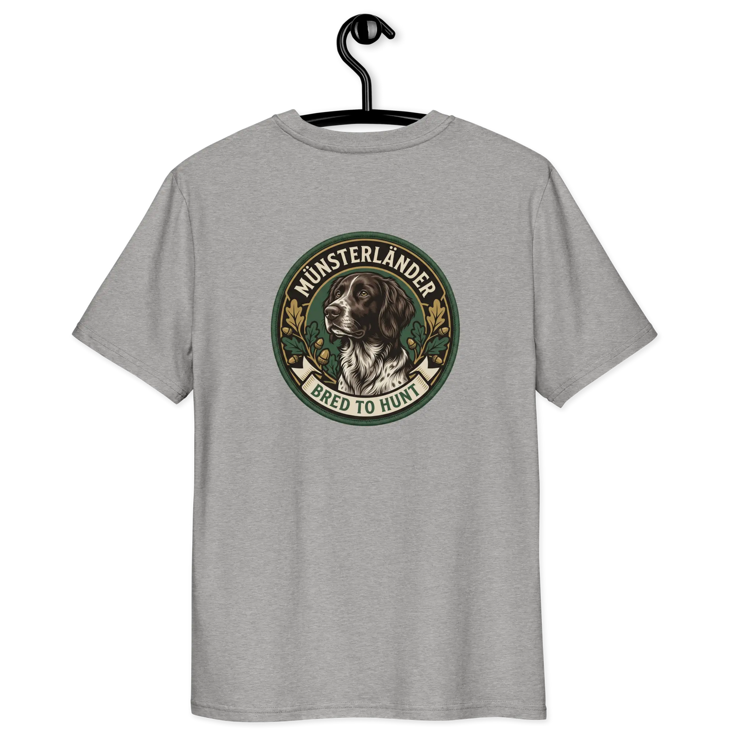 Münsterländer Dog Badge – Bio-T-Shirt | bullogh