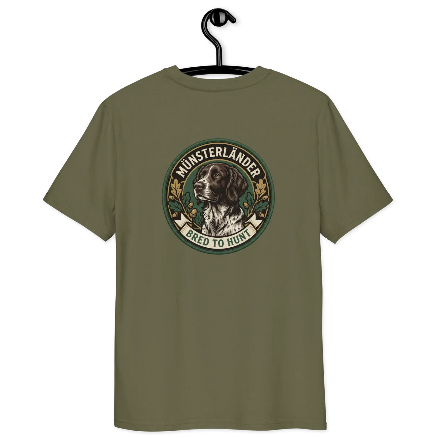Münsterländer Dog Badge – Bio-T-Shirt | bullogh
