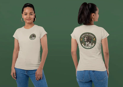 Münsterländer Dog Badge – Bio-T-Shirt | bullogh