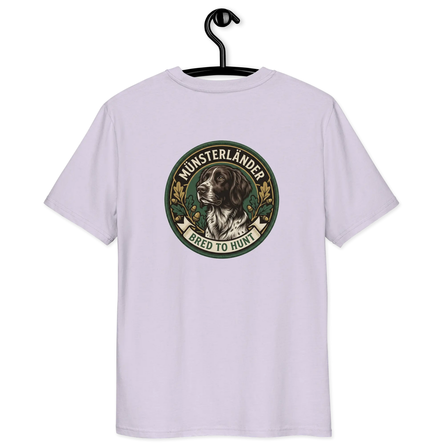 Münsterländer Dog Badge – Bio-T-Shirt | bullogh