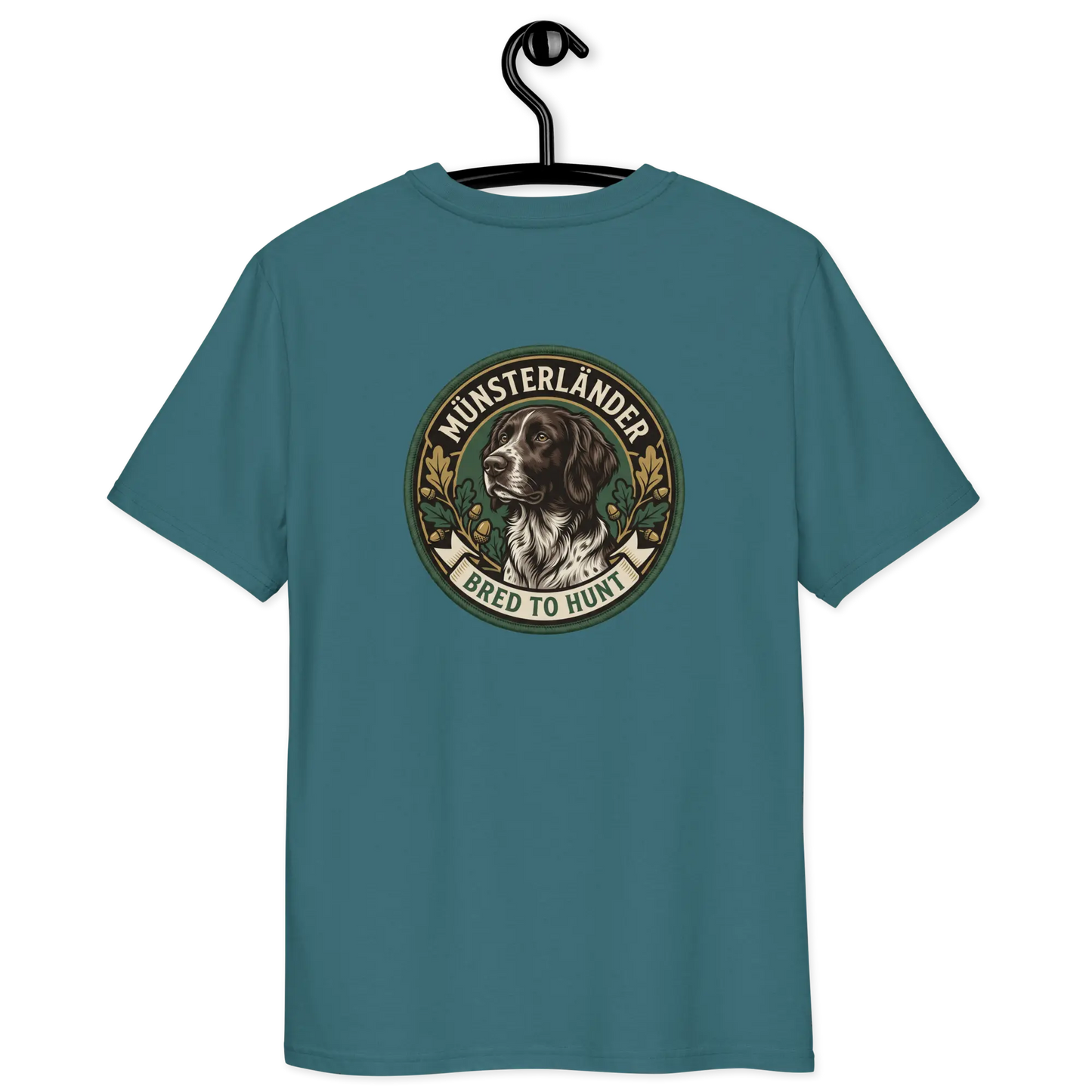 Münsterländer Dog Badge – Bio-T-Shirt | bullogh