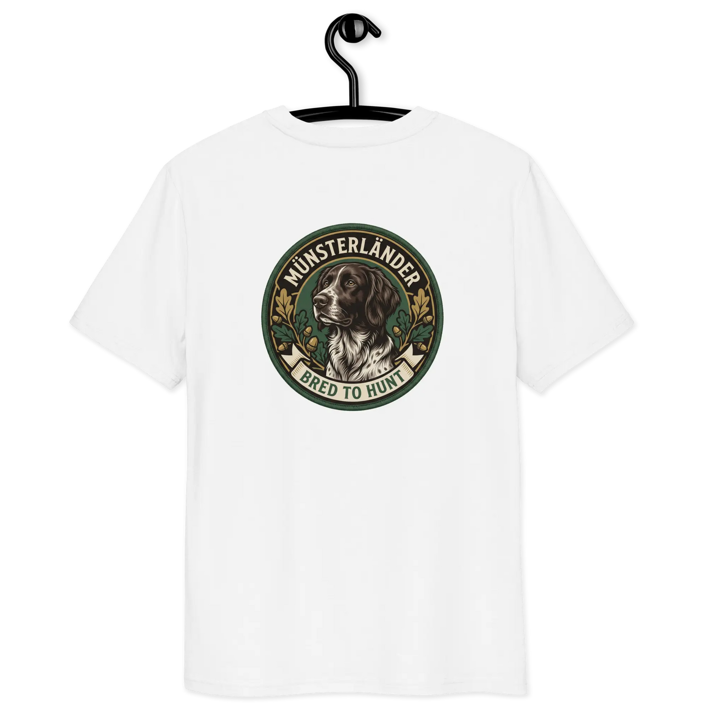Münsterländer Dog Badge – Bio-T-Shirt | bullogh
