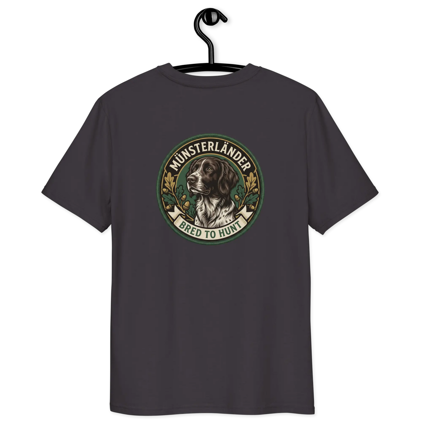 Münsterländer Dog Badge – Bio-T-Shirt | bullogh