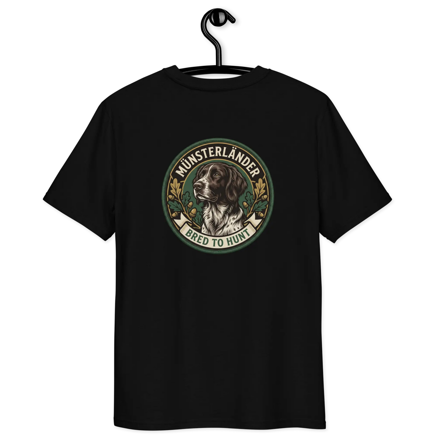 Münsterländer Dog Badge – Bio-T-Shirt | bullogh