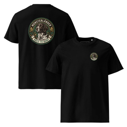 Münsterländer Dog Badge – Bio-T-Shirt | bullogh