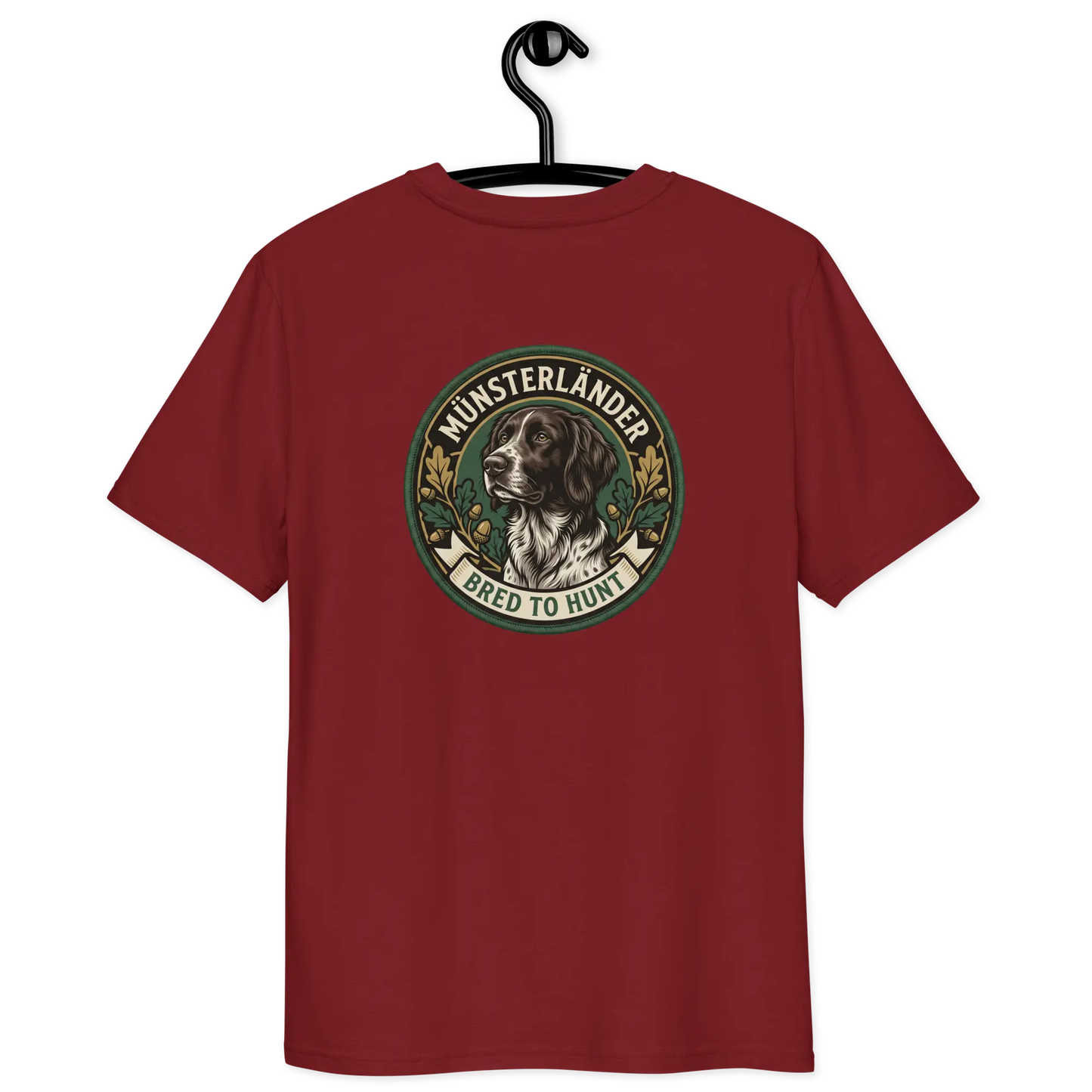 Münsterländer Dog Badge – Bio-T-Shirt | bullogh