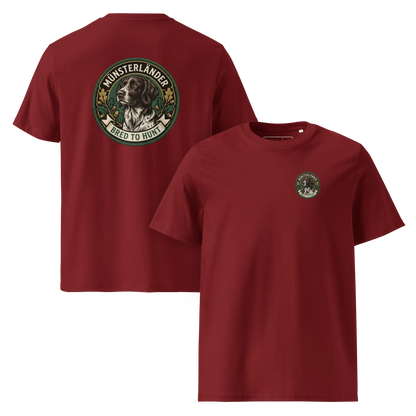 Münsterländer Dog Badge – Bio-T-Shirt | bullogh
