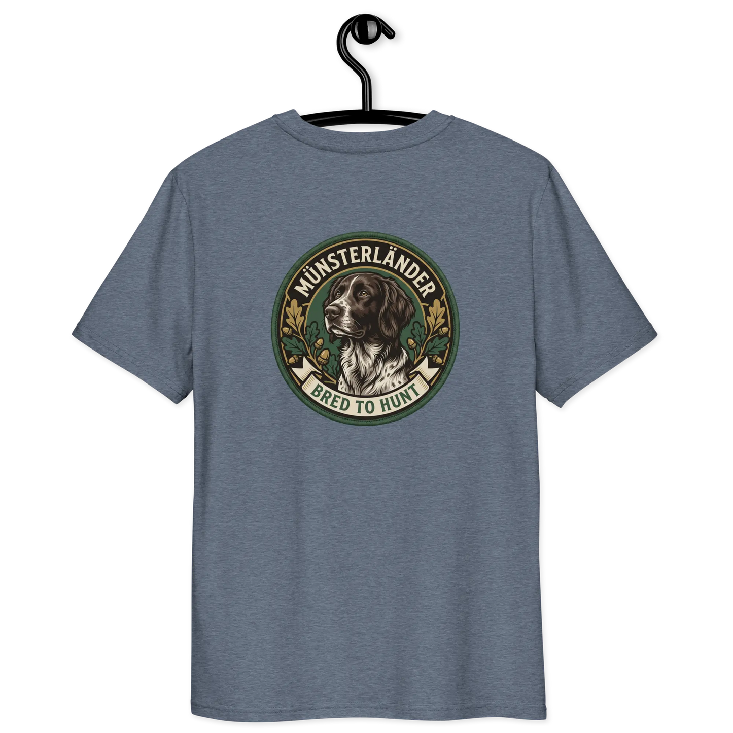 Münsterländer Dog Badge – Bio-T-Shirt | bullogh