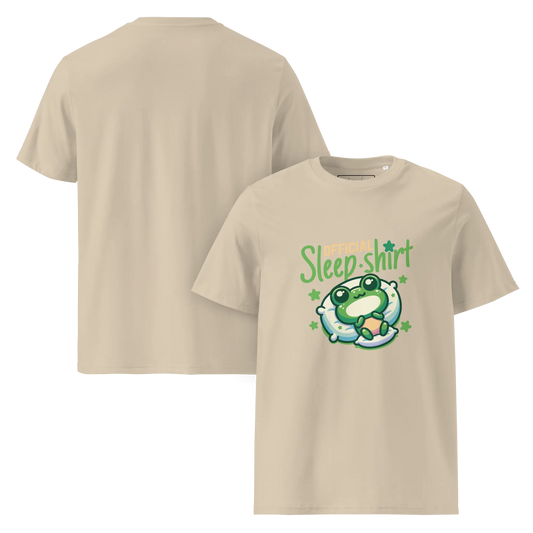 Offizielles Schlafshirt Frosch – Bio-Baumwolle für Langschläfer