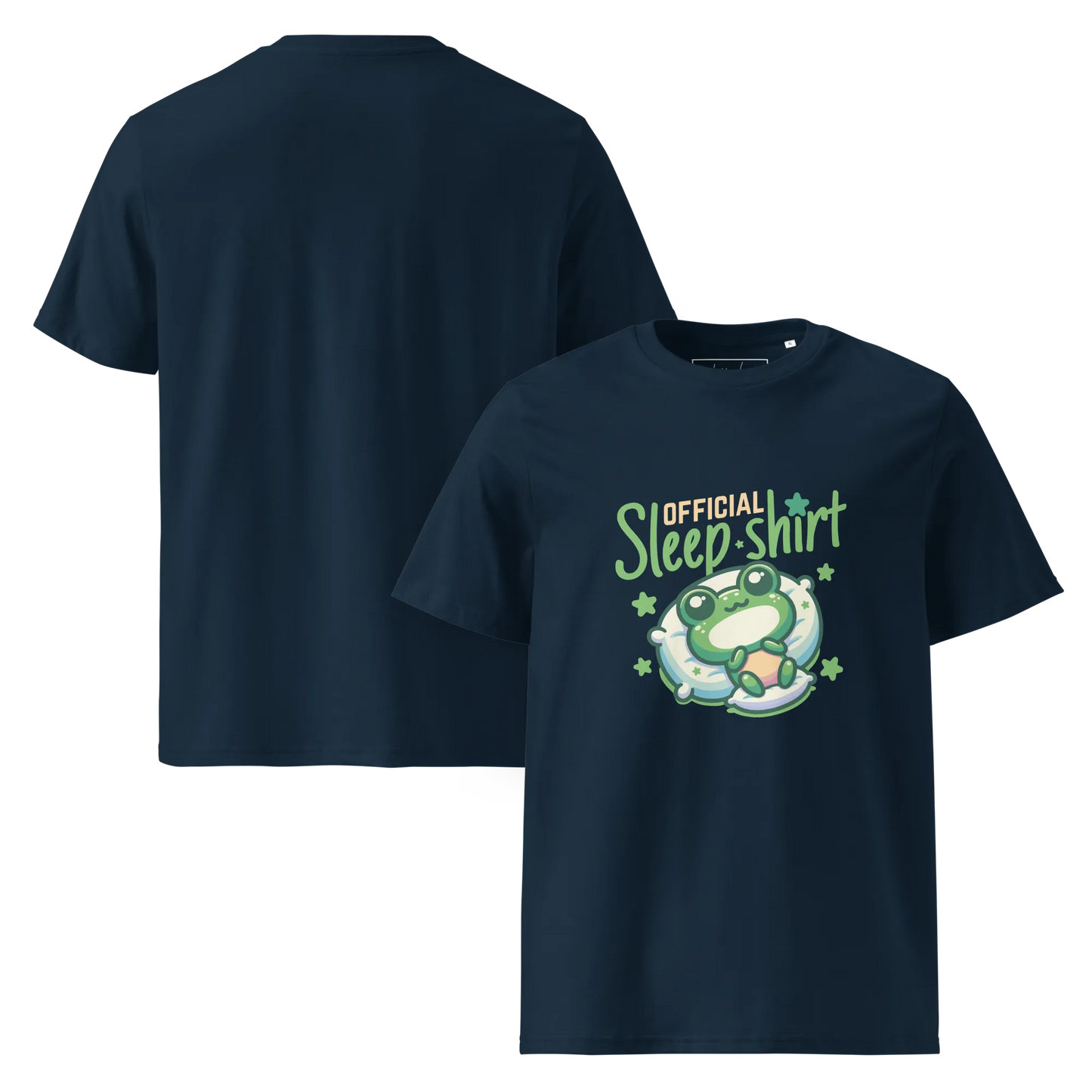 Offizielles Schlafshirt Frosch – Bio-Baumwolle für Langschläfer