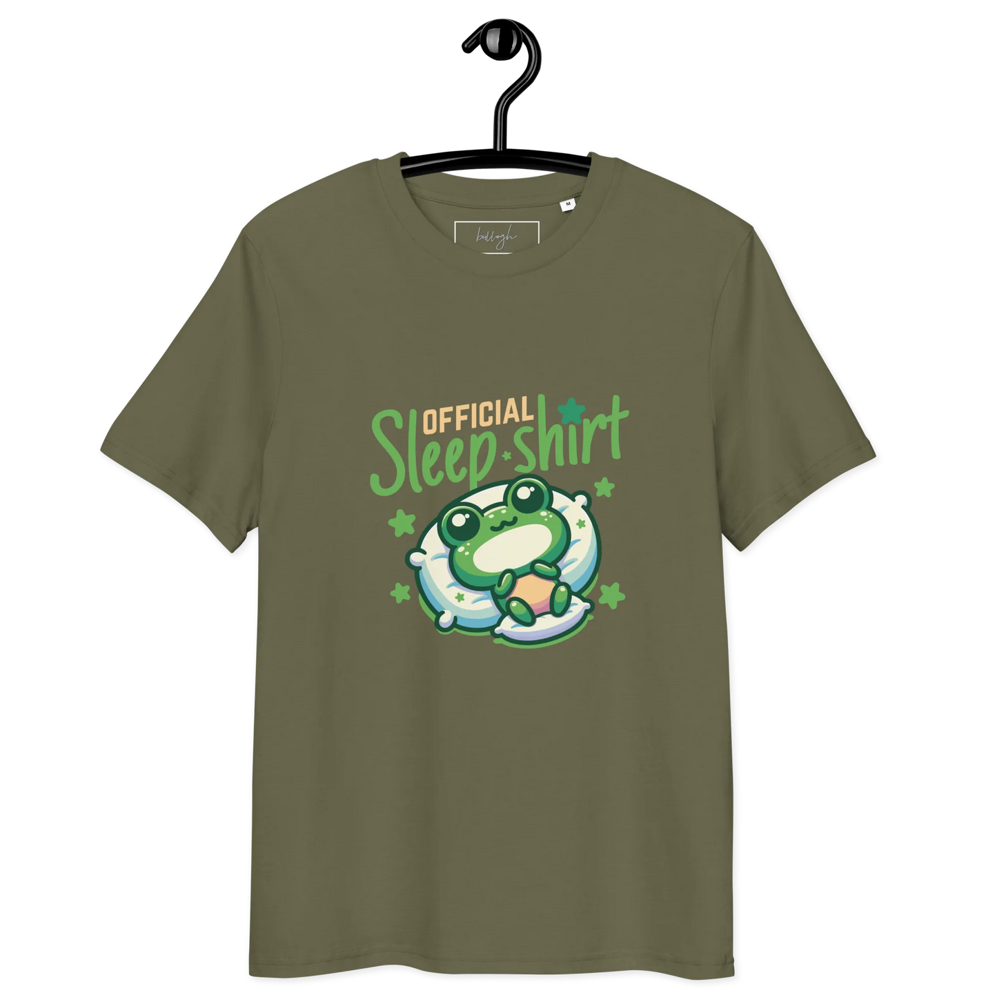 Offizielles Schlafshirt Frosch – Bio-Baumwolle für Langschläfer