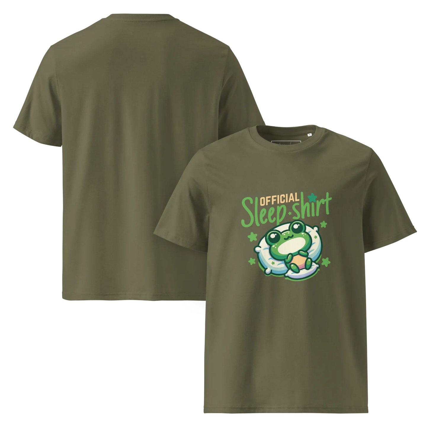 Offizielles Schlafshirt Frosch – Bio-Baumwolle für Langschläfer