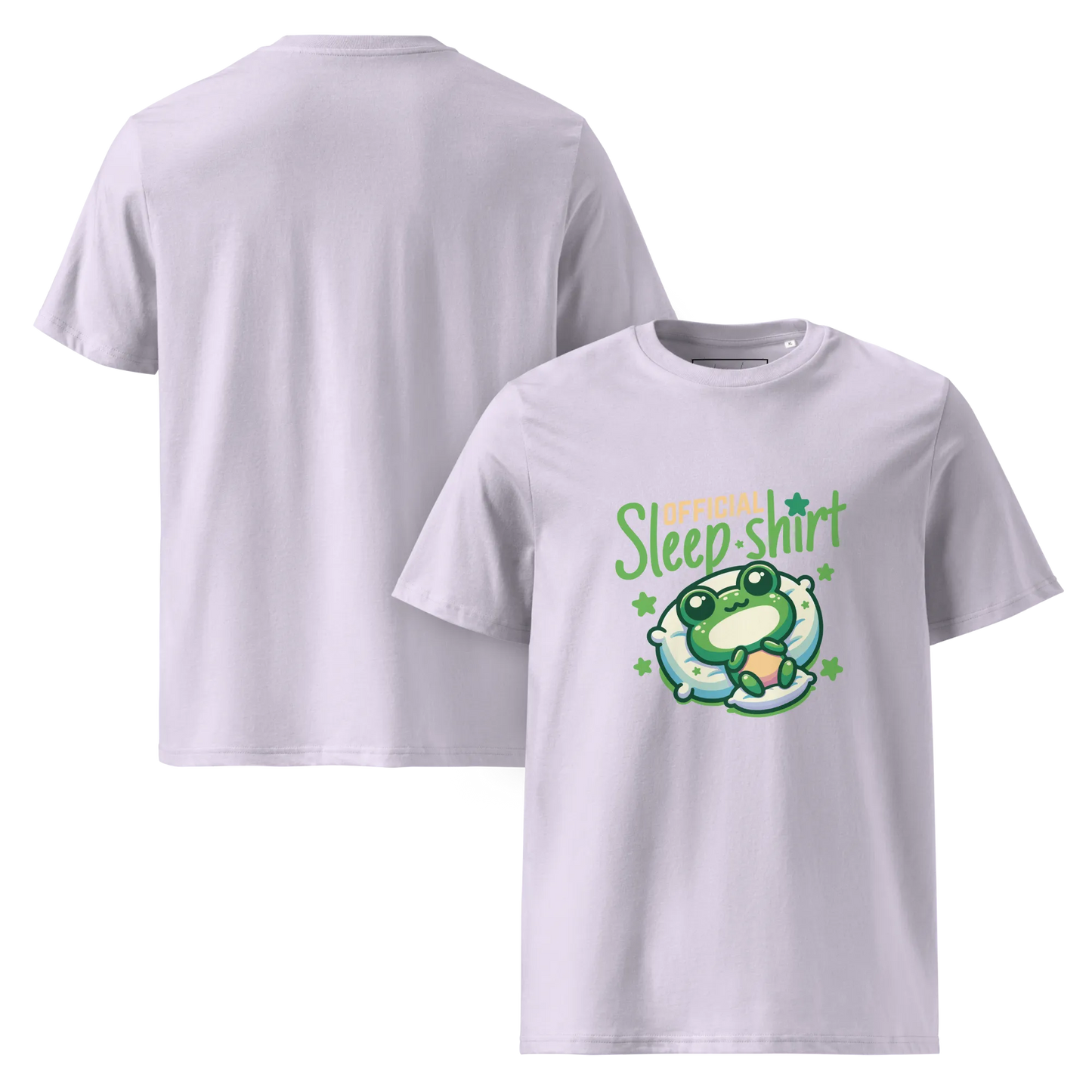 Offizielles Schlafshirt Frosch – Bio-Baumwolle für Langschläfer