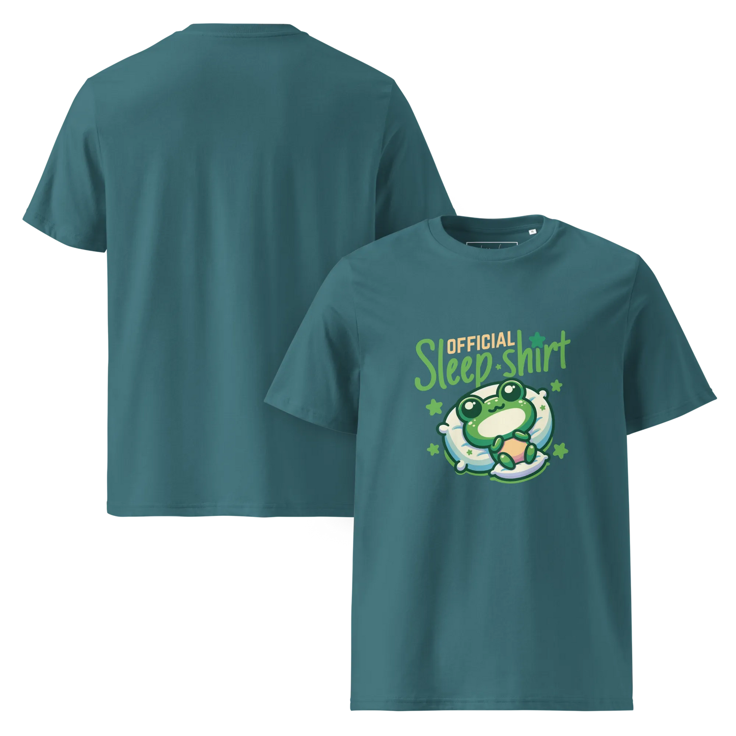 Offizielles Schlafshirt Frosch – Bio-Baumwolle für Langschläfer