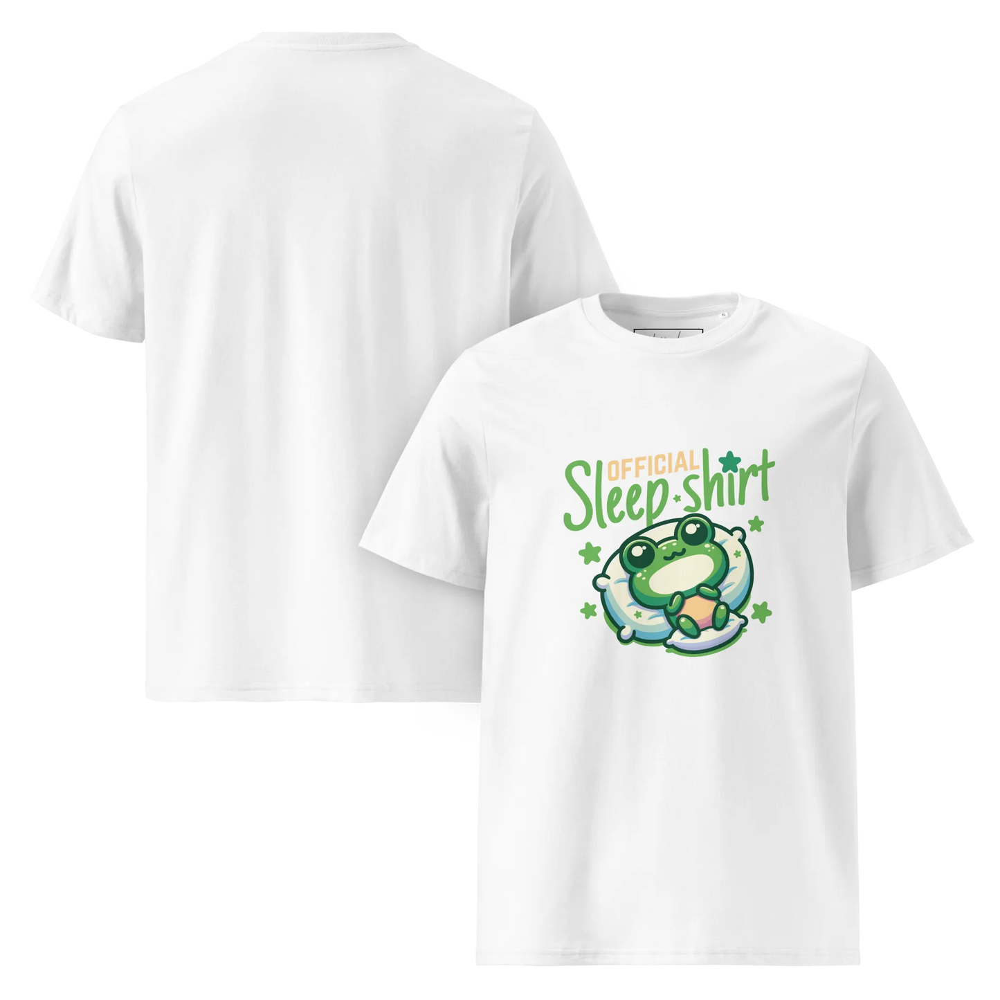 Offizielles Schlafshirt Frosch – Bio-Baumwolle für Langschläfer