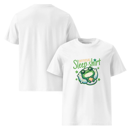 Offizielles Schlafshirt Frosch – Bio-Baumwolle für Langschläfer