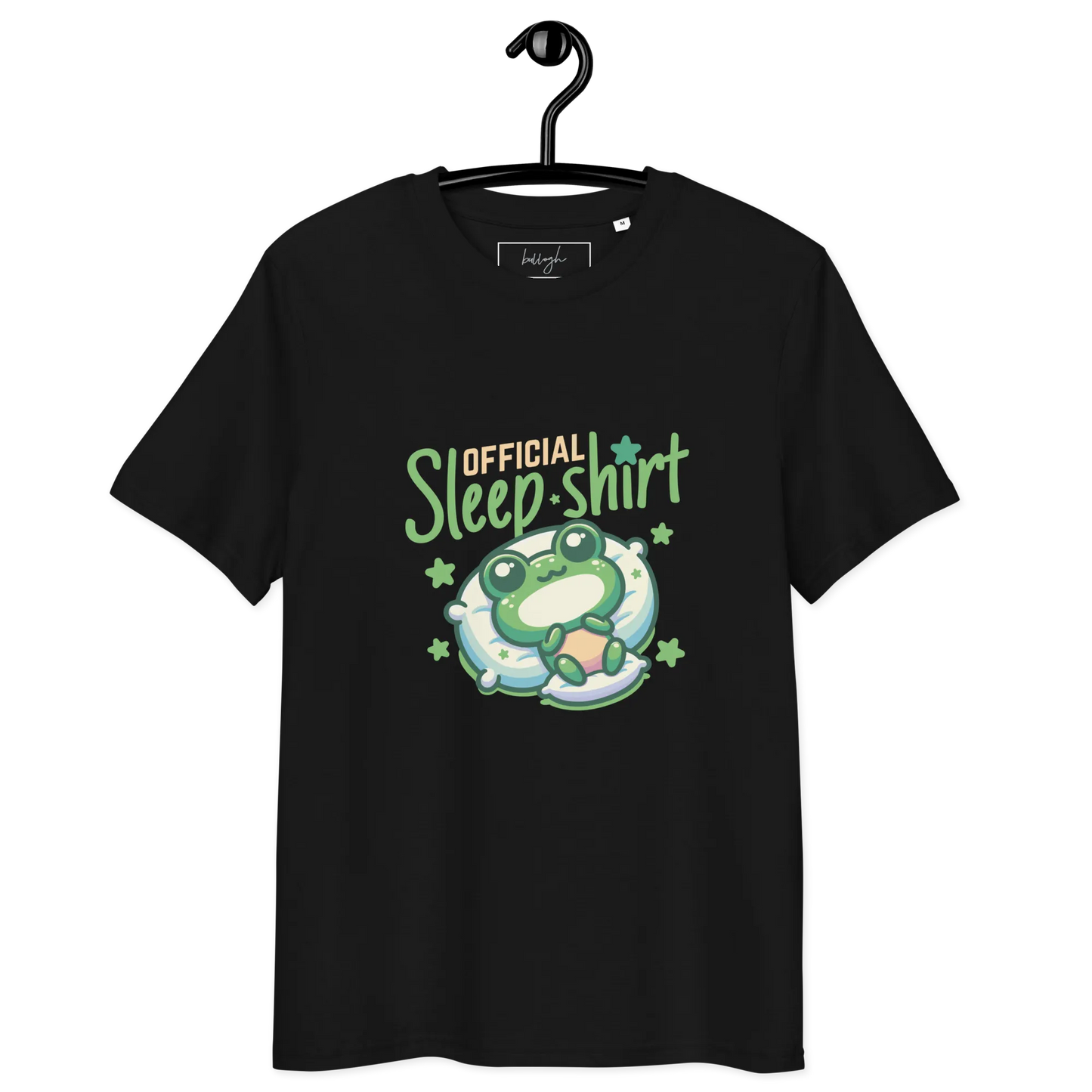Offizielles Schlafshirt Frosch – Bio-Baumwolle für Langschläfer