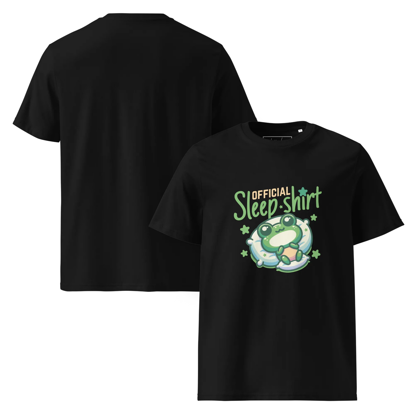 Offizielles Schlafshirt Frosch – Bio-Baumwolle für Langschläfer