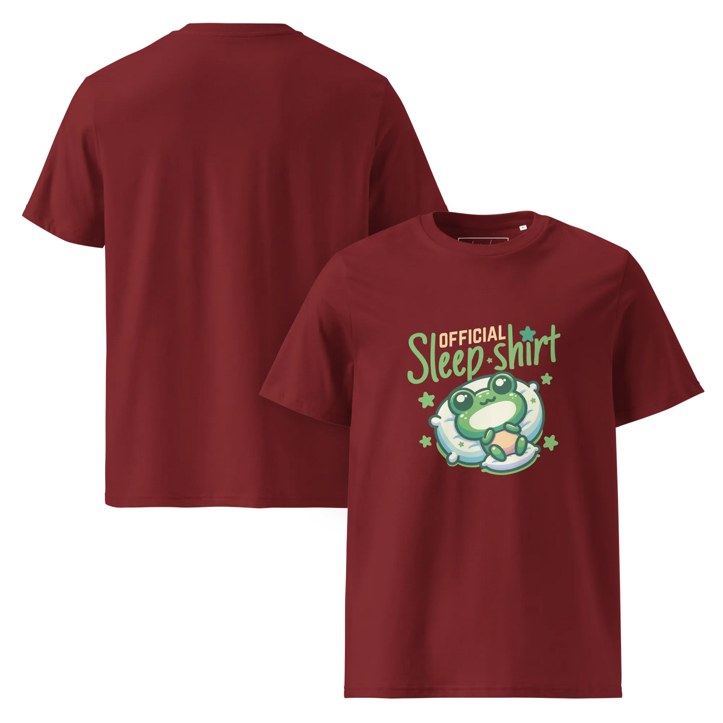 Offizielles Schlafshirt Frosch – Bio-Baumwolle für Langschläfer