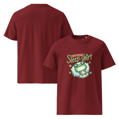 Offizielles Schlafshirt Frosch – Bio-Baumwolle für Langschläfer
