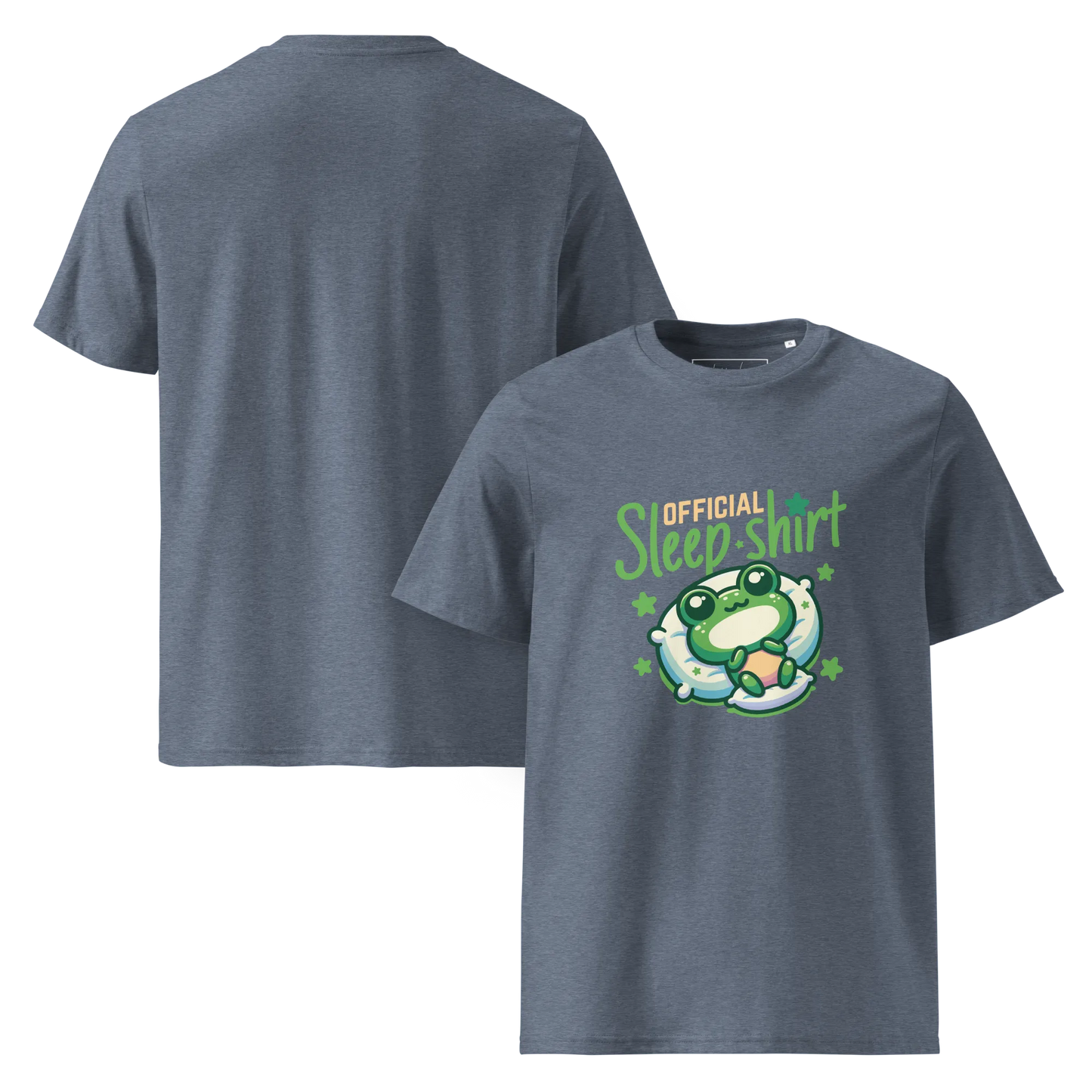 Offizielles Schlafshirt Frosch – Bio-Baumwolle für Langschläfer