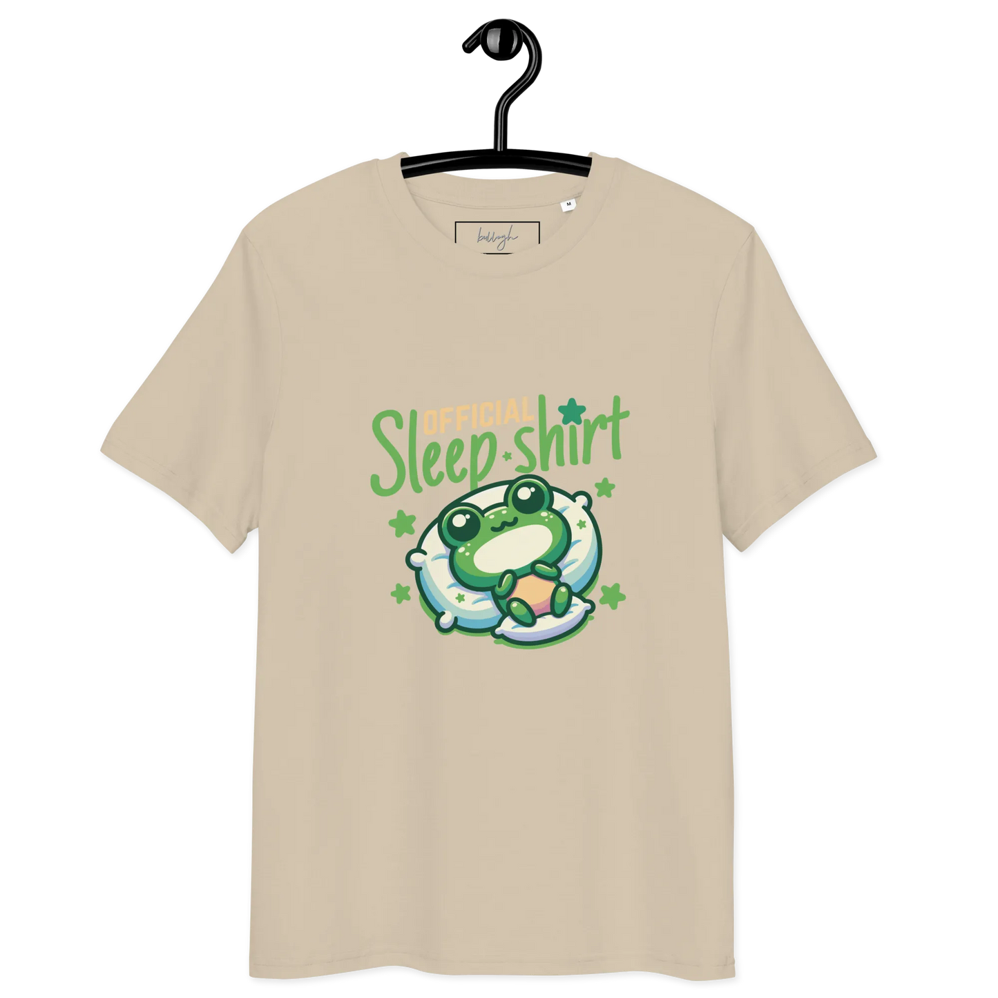 Offizielles Schlafshirt Frosch – Bio-Baumwolle für Langschläfer