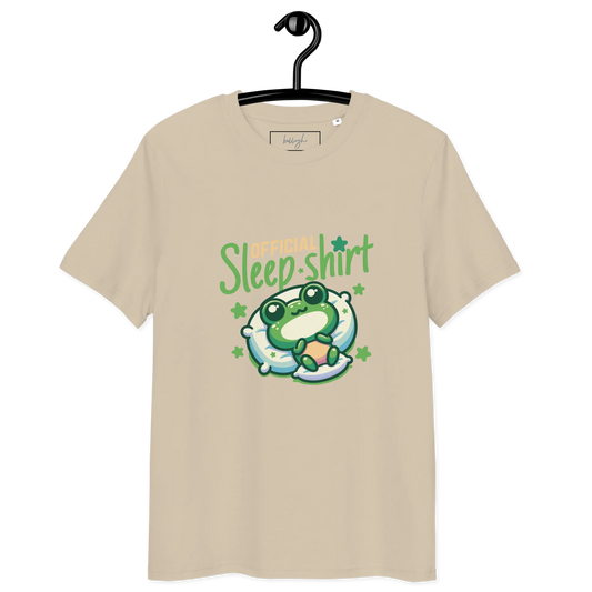 Offizielles Schlafshirt Frosch – Bio-Baumwolle für Langschläfer