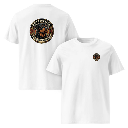 Rottweiler Dog Badge – Bio-T-Shirt