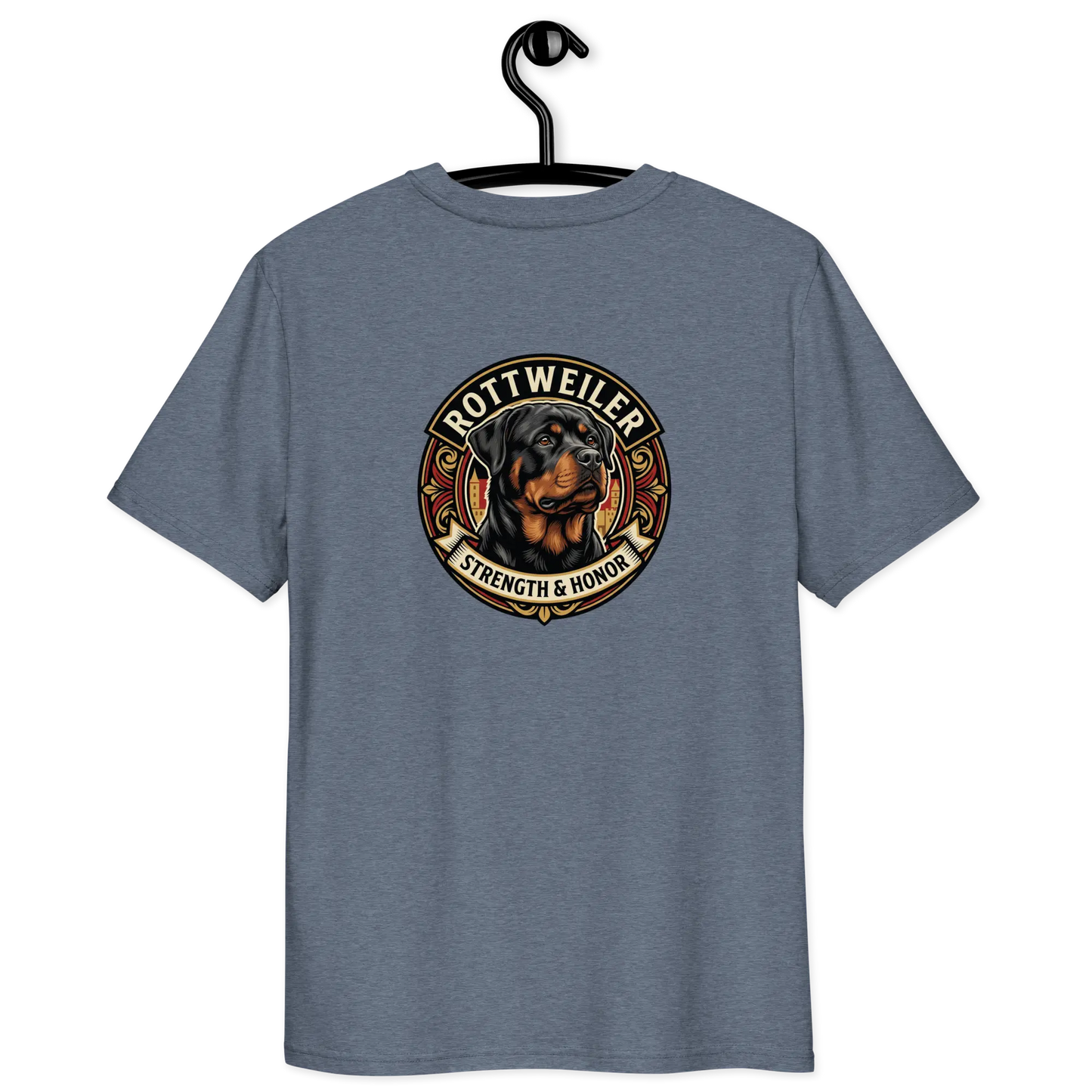 Rottweiler Dog Badge – Bio-T-Shirt