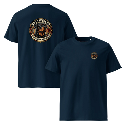Rottweiler Dog Badge – Bio-T-Shirt