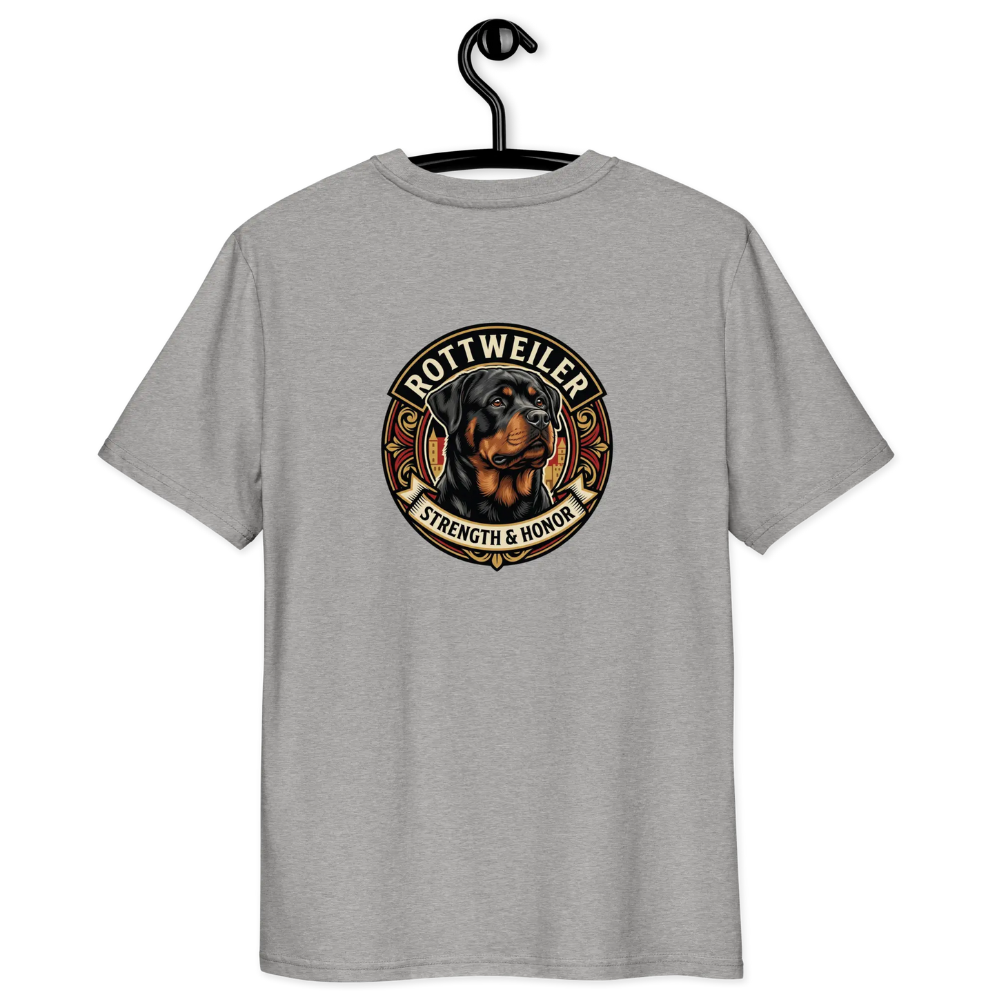 Rottweiler Dog Badge – Bio-T-Shirt