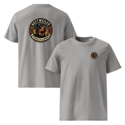 Rottweiler Dog Badge – Bio-T-Shirt