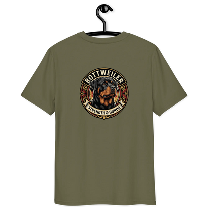 Rottweiler Dog Badge – Bio-T-Shirt
