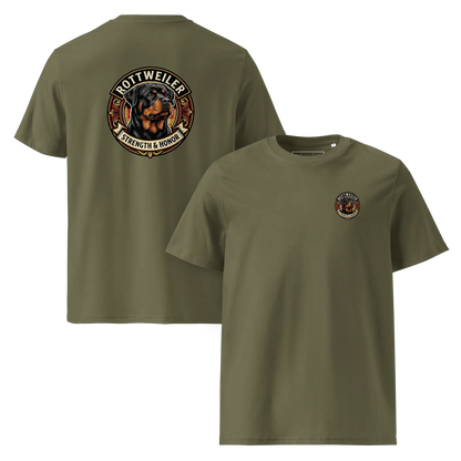 Rottweiler Dog Badge – Bio-T-Shirt