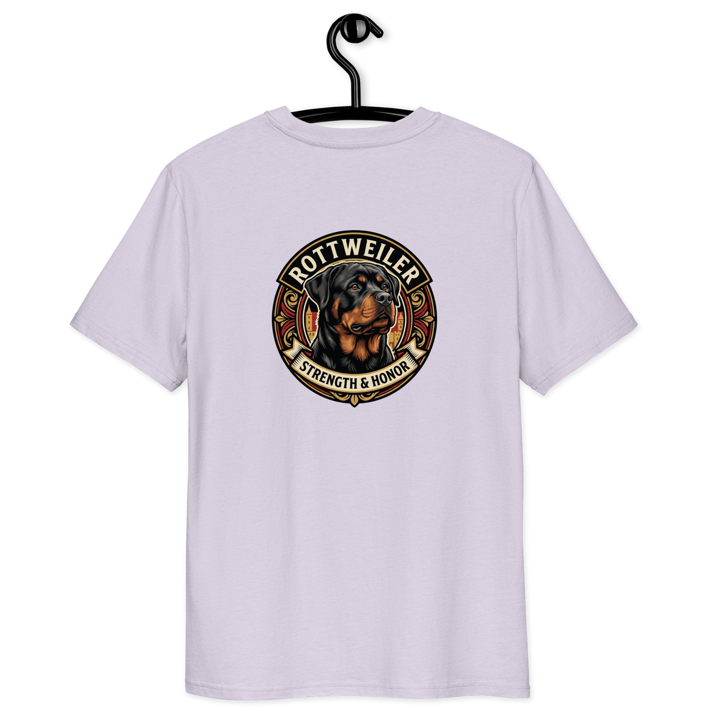 Rottweiler Dog Badge – Bio-T-Shirt