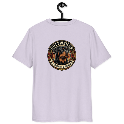 Rottweiler Dog Badge – Bio-T-Shirt