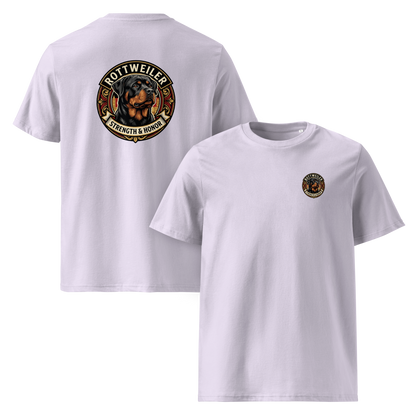 Rottweiler Dog Badge – Bio-T-Shirt