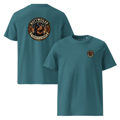 Rottweiler Dog Badge – Bio-T-Shirt