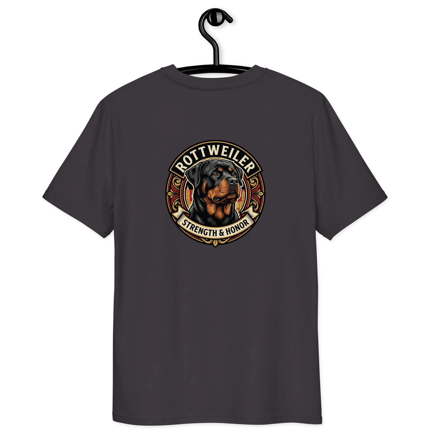 Rottweiler Dog Badge – Bio-T-Shirt