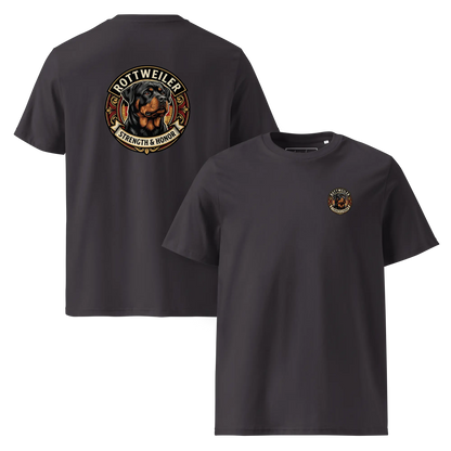Rottweiler Dog Badge – Bio-T-Shirt