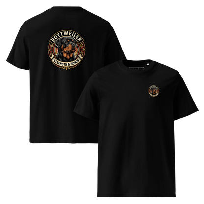 Rottweiler Dog Badge – Bio-T-Shirt