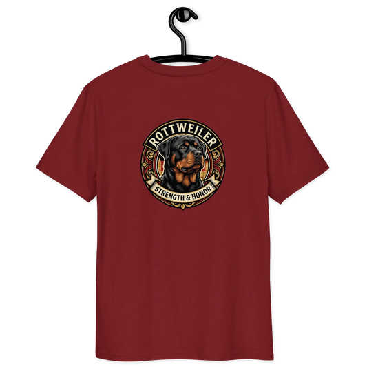 Rottweiler Dog Badge – Bio-T-Shirt