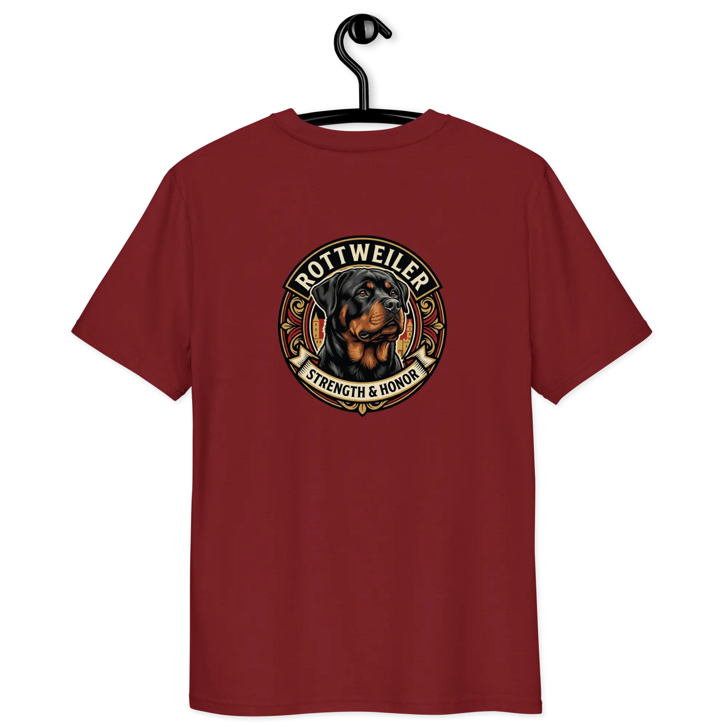 Rottweiler Dog Badge – Bio-T-Shirt