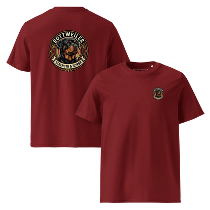 Rottweiler Dog Badge – Bio-T-Shirt