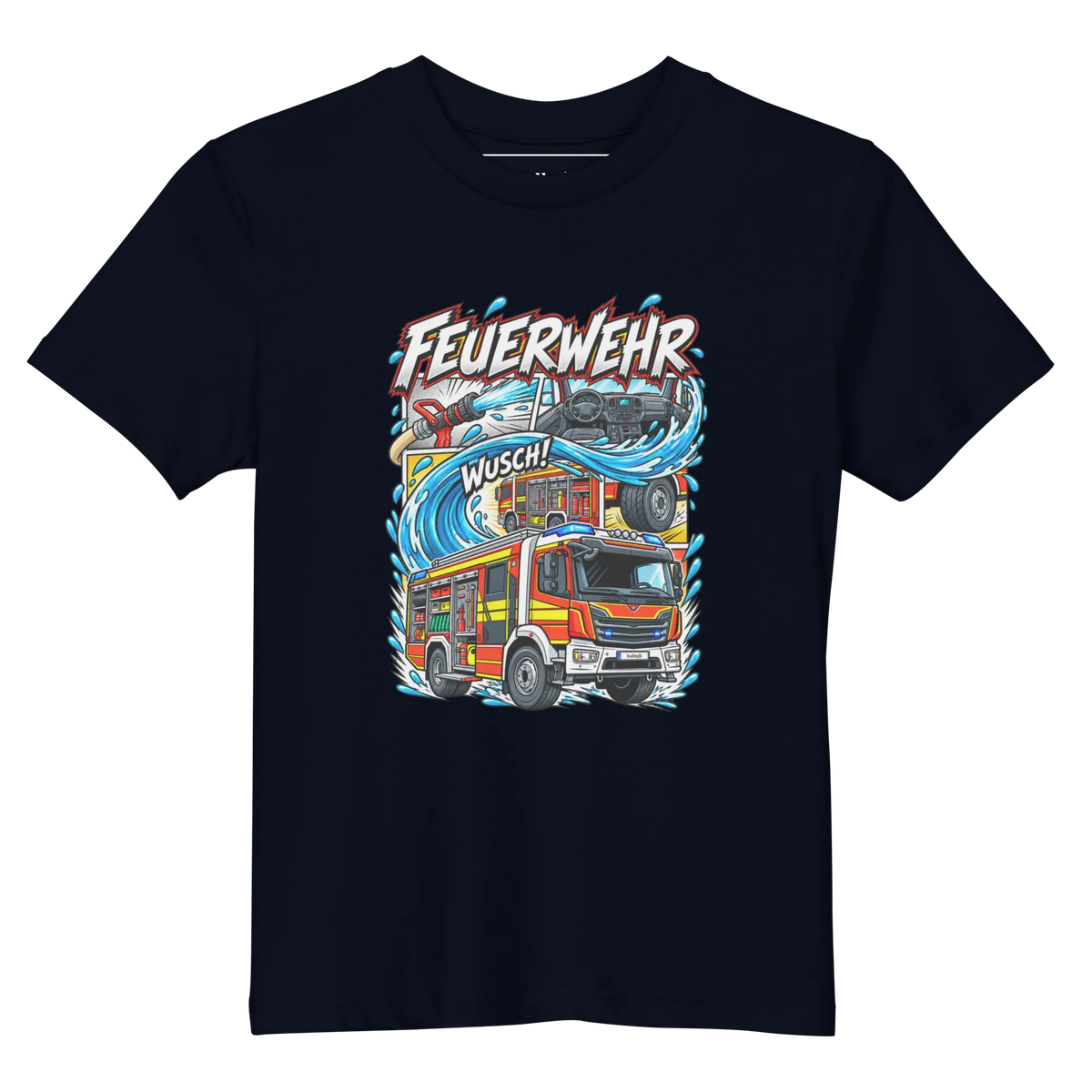 Feuerwehr - Kinder T-Shirt aus Bio Baumwolle