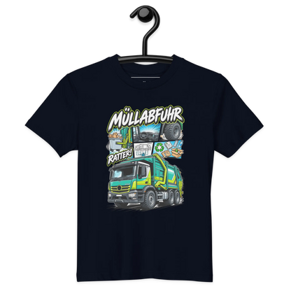 Müllwagen - Kinder T-Shirt aus Bio Baumwolle