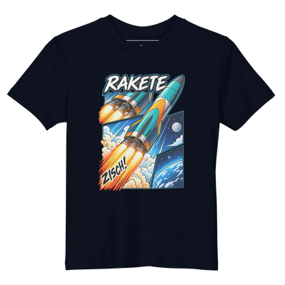 Rakete - Kinder T-Shirt aus Bio Baumwolle